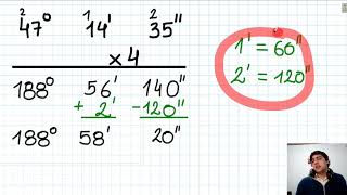 Multiplicación en sistema sexagesimal [upl. by Wyly]