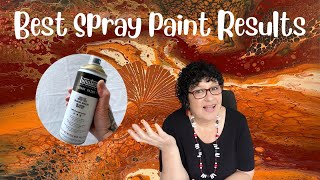 Get AMAZING Results with Spray Paint and Fluid Art [upl. by Madeline]