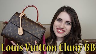 Hermes Kelly Alternative Louis Vuitton Cluny BB Review and What Fits [upl. by Noyes]