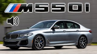 THE BEST SOUNDING BMW 5 SERIES G30 M550i Full Exhaust  Free Flow Downpipes [upl. by Acinoreb]