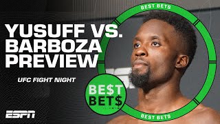 UFC Fight Night Sodiq Yusuff vs Edson Barboza  Best Bets [upl. by Shayla]