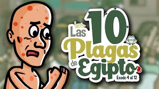 Las 10 plagas de Egipto 🐸🦗  Historia de la Biblia  Mi Primera Biblia  22 [upl. by Ymiaj382]