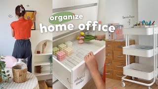 Home Office ep3 จัดระเบียบของทั่วบ้าน วิธี organize ให้สะอาดน่าอยู่🧹 Peanut Butter [upl. by Hanid]