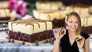 Creamy Cheesecake and Chocolatey Brownies Cheesecake Brownies [upl. by Tiernan]