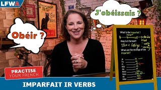 Practise your French Imparfait IR Verbs [upl. by Pevzner]