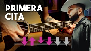 PRIMERA CITA  Carin Leon GUITARRA Tutorial ACORDES  REQUINTO Christianvib [upl. by Ellehsram]