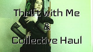 Thrift with Me amp Collective Haul  Dark Dystopian Style  Heidi Hazardous [upl. by Mel959]