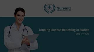 Nursing License Renewal in Florida [upl. by Hainahpez]