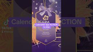 ACTION Calendrier Spa ✨ calendrierdelavent2021 shortvideo [upl. by Sulohcin]