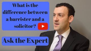 What is the difference between a barrister and solicitor Ask the Expert [upl. by Ylloj]