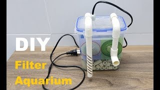 How to Make DIY Aquarium Filter  Hanging Filter [upl. by Northrop708]