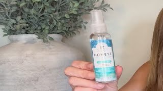 The Honest Company Plant Based Hand Sanitizer Spray Review [upl. by Prudhoe]