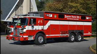 Hyattsville Volunteer Fire Department Rescue Squad 801 Response Videos [upl. by Meri211]