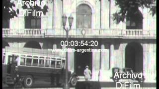 Imagenes de Buenos Aires  Colectivos  Tranvias  Edificios  Gente 1936 [upl. by Inuat929]