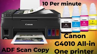 How to Setting Reset👉Canon G4010 G4000 ADF Printer Fix 5B00 P07 and 1700520051005040 Head problem [upl. by Yssirc]