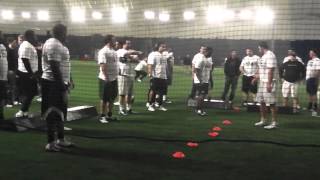 Trench Warfare OLine VS DLine Drills [upl. by Amliv908]