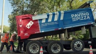 Dominos Paving for Pizza campaign [upl. by Allistir]