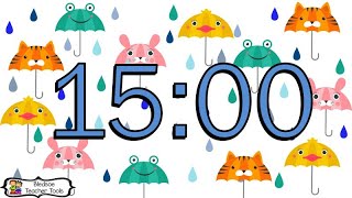 Spring Umbrella Timer with Music 15 Minute Timer [upl. by Stew]