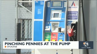 Pinching pennies at the pump [upl. by Handy]