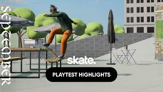 skate Insider Playtest Highlights September 2023  skate [upl. by Lamahj]