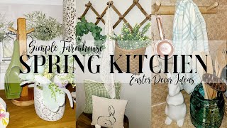 EASTER 2024 DECORATE WITH ME  COZY FARMHOUSE SPRING KITCHEN  EASTER DECOR IDEAS  ROBIN LANE LOWE [upl. by Lemhaj]