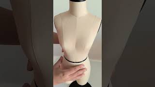 Cómo se toma la separación de busto  Si te gusto dale ❤️ costura patronaje tutorial moda [upl. by Ewer167]