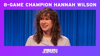 Hannah Wilson  Winners Circle  JEOPARDY [upl. by Seale]