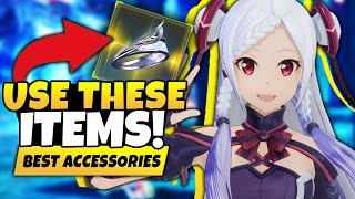 GET MAXIMUM DAMAGE WITH THESE ACCESSORIES Best Legendary Item Effects in SAO Fractured Daydream [upl. by Baese]