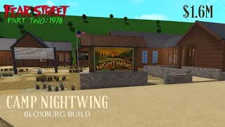 Camp Nightwing from Fear Street 16M  Welcome to Bloxburg [upl. by Gare686]