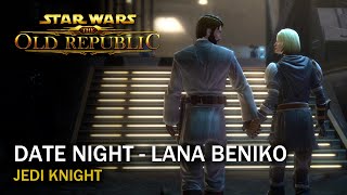 SWTOR Date Night  Lana Beniko  Dejarik for Two  Jedi Knight [upl. by Yob]