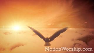 Bald Eagle Soaring Over Clouds Seamless Loop  by Motion Worship [upl. by Bornie]