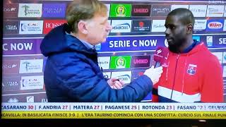 FOGGIA  TARANTO 12  Mamadou Kanaoute luomo partita ❤️💙 [upl. by Arola]