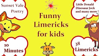 Funny Kids poems quotLimerick Anthologyquot Limericks for children [upl. by Yeleek]