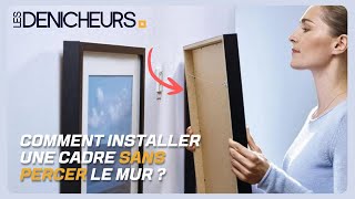 Comment installer une cadre sans percer le mur  Ces astuces vous changeront la vie [upl. by Pete215]