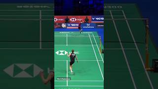 Amazing defence 💪🔥💪 by Koki Watanabe badminton bwf shorts sports trending denmarkopen2024 [upl. by Olly]