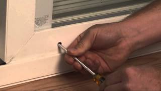 How to Adjust Vinyl Patio Door Rollers [upl. by Claudianus772]