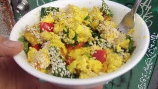 Vegan Eggs  cheap easy vegan [upl. by Ocirled]