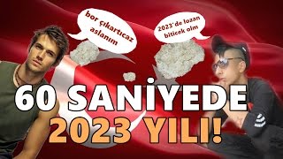 60 SANİYEDE 2023 YILI [upl. by Annodam417]