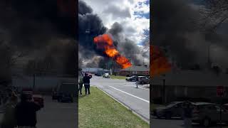 Gas tanker truck crash in Frederick Maryland [upl. by Obie]