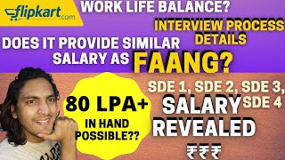 Flipkart Engineer Salary Revealed 🤑 SDE 1 SDE 2 SDE 3 SDE 4  salary break up 🔥 Company Review 🤐 [upl. by Lirpa]