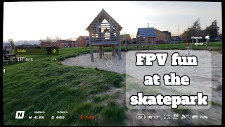 Skatepark FPV fun with the DJI Neo Motion Fly More Combo [upl. by Holder]