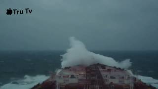 Big Tanker Ship in Extreme Storm Near TAIWAN With Heavy Winds new 2023 [upl. by Newnorb764]