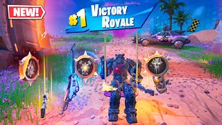 BLACK KNIGHT T60  POWER ARMOR vs 3 MEDALLIONS amp MYTHIC’S CHALLENGE Fortnite Chapter 5 Season 3 [upl. by Adnalahs]