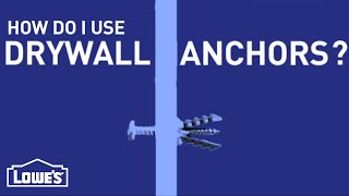 How Do I Use Drywall Anchors  DIY Basics [upl. by Pine]