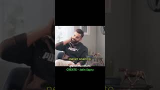 Virat Kohli Interview 😍 viratkohli podcast shorts [upl. by Kore]