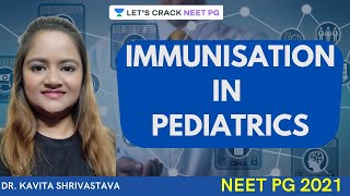 IMMUNISATION IN PEDIATRICS  Pediatric  NEET PG  Dr Kavita [upl. by Gebhardt]