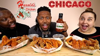 Californians First Time Trying Harrolds Chicken [upl. by Nalek]