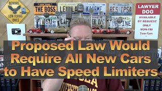 Proposed State Law Would Require All New Cars to Have Speed Limiters [upl. by Bohs]