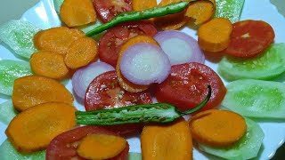 സലാഡ്  Vegetable Salad  ഗ്രീൻ സാലഡ്  How to make salad  സാലഡ് ഉണ്ടാക്കുന്ന വിധം [upl. by Inahs]