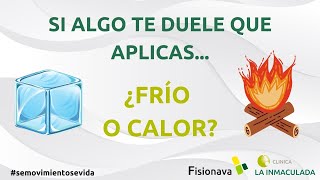 APLICAR FRÍO O CALOR PARA DOLOR MUSCULAR Y DEMÁS LESIONES [upl. by Lomaj]